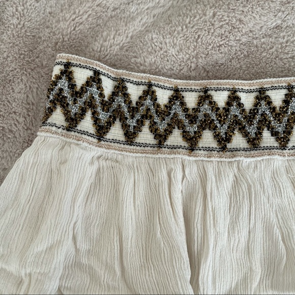 White boho skirt - Picture 2 of 4